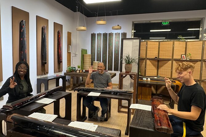 Beijing Culture: Tea Ceremony, Heritage Instrument & Calligraphy - The venue vibe at 813 Creative Park: calm, air-conditioned, and photo-ready