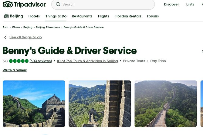 Beijing Forbidden City & Mutianyu Great Wall Private Day Tour - Driver and communication: when English isn’t the plan