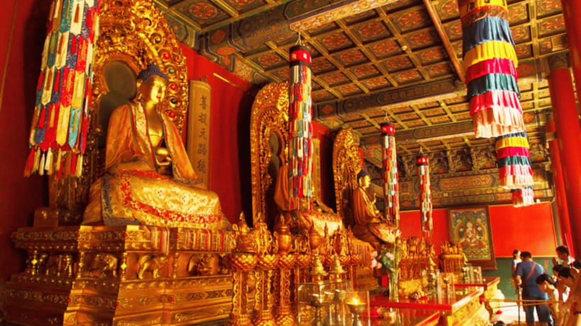Beijing: Lama Temple (Yonghe Temple) Admission Ticket - The route inside: Yonghe Gate to the Palace Hall