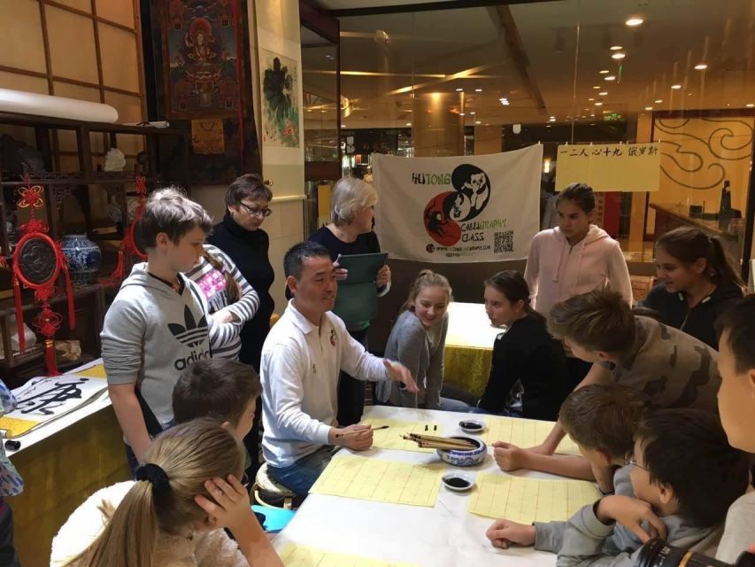 Beijing Wangfujing Calligraphy Class Nearby Forbidden City - The take-home souvenir: your characters, plus small extras