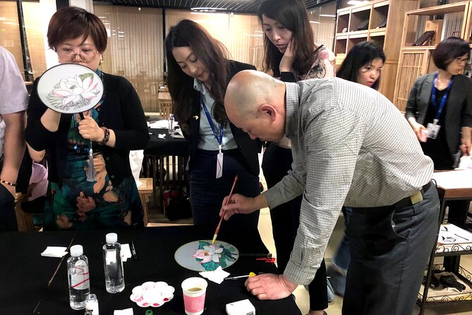 Water Color Class in Beijing - Your take-home souvenir: a fan that feels personal